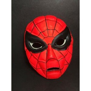 Vintage Plastic Spiderman Halloween Mask Ben Cooper Collegeville